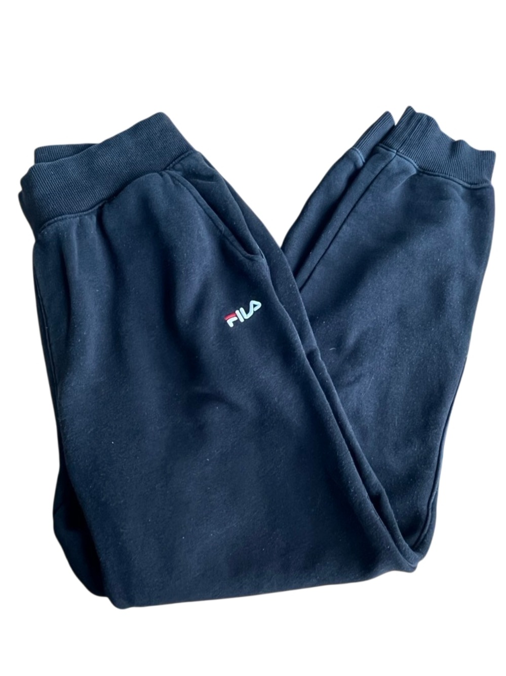 FILA Black Fleece Jogger Sweatpants Women’s Size L - Picture 2 of 13
